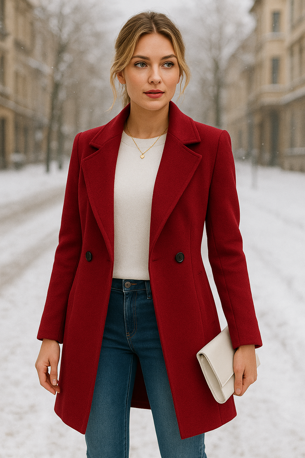 Button-Up Winter Coat