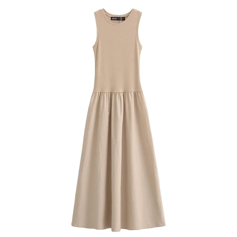 Sleeveless Long Dress