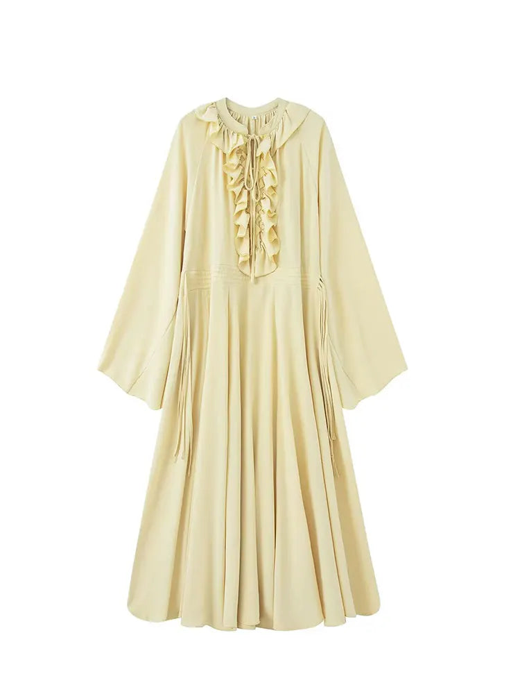 Midi Dress with Long Sleeves