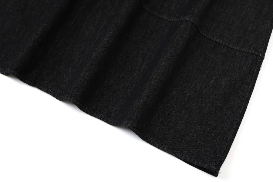 Light Denim Dress with Removable Belt