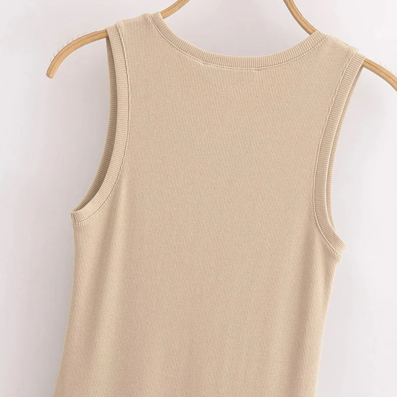 Sleeveless Long Dress