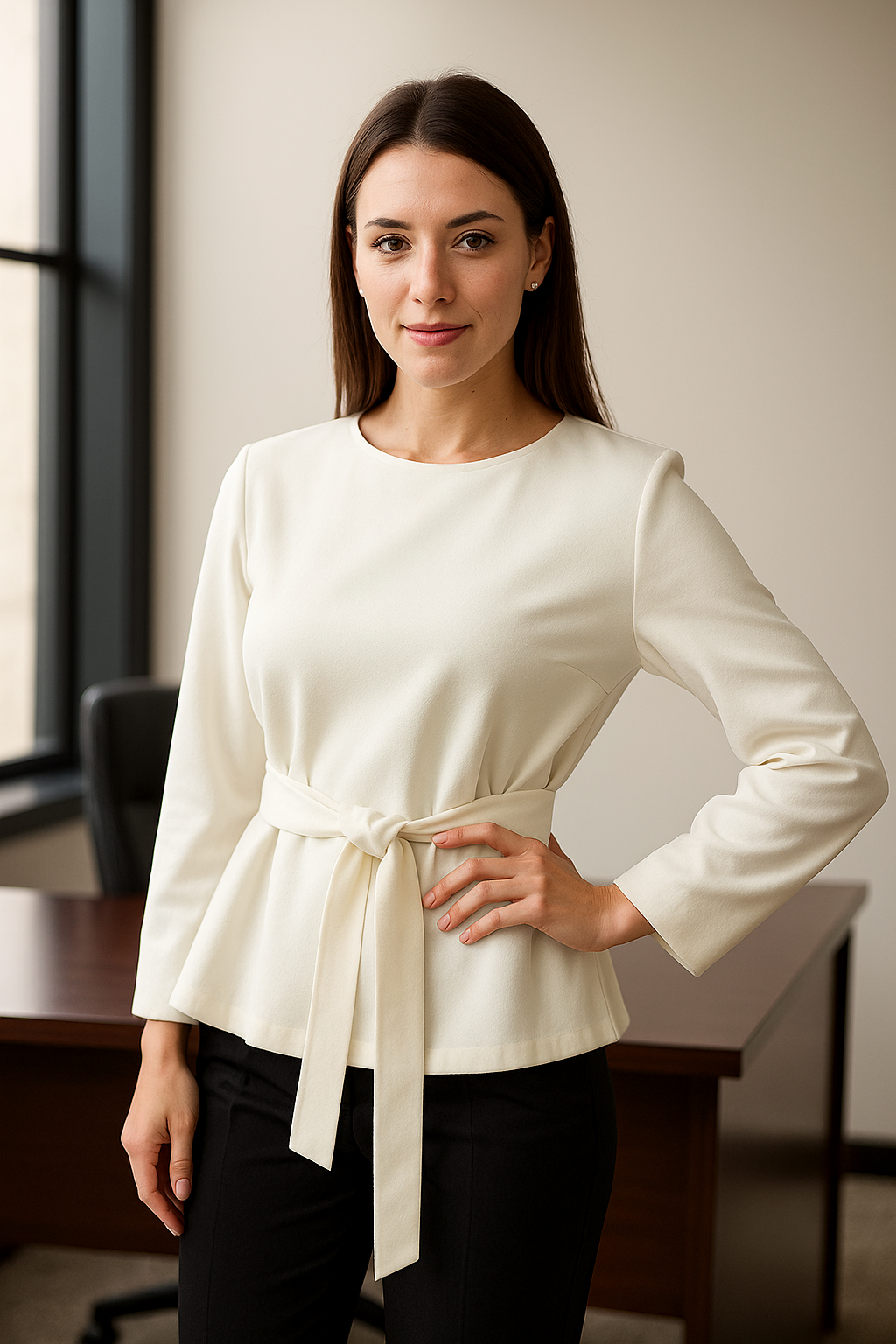 Classic Belted Blazer